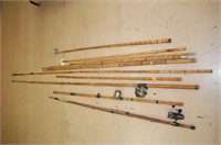 Bamboo Fishing Pole Sections