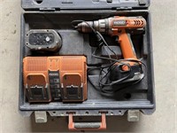 Rigid 1/2" Drill w/ 2 Batteries & Charger