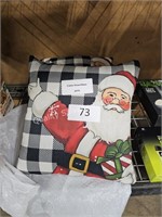 2- santa throw pillows