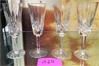 11 - SET OF 4 WATERFORD GLASS FLUTES
