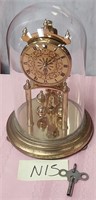11 - GLASS DOMED CLOCK