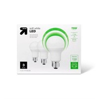 LED 75W 3pk Light Bulbs Soft White - up & up™