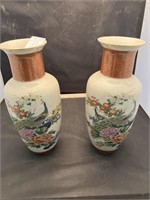 Set of Vintage Satsuma Vases
