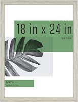 MCS Studio Frame  Gray Woodgrain  18x24 in