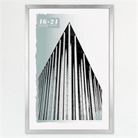 MCS Gallery Poster Frame  Silver  16 x 24 Inch