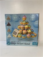 Cupcakes n more Large Dessert Stand New