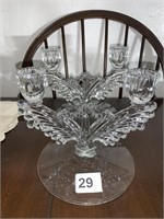 DOUBLE TAPER CANDLE HOLDER PAIR