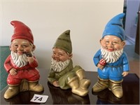 MADE IN JAPAN GNOMES, 3 TOTAL