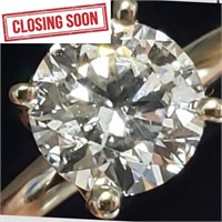 $5265 14K  Lab Grown Diamond (1Ct,Vs2,E) Ring