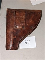 Vintage Leather Pistol Holster