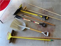 Brooms, Shovels, Scrapers