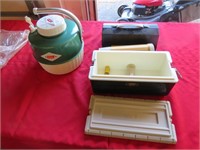 Thermos Lunch Box & Coleman Water Jug Vintage