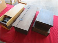 Wooden Boxes, & Wooden Step Stool