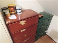 2 dressers full of fabric & sewing items