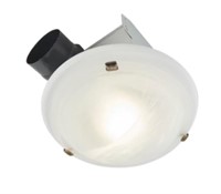 BROAN 2.5-Sone 80-CFM White Lighted Bathroom Fan