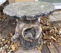 Decorative patio table