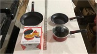 Nostalgia my mini waffle maker, cooking pans
