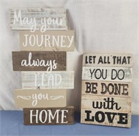 Wood home decor, home, love , wood signs