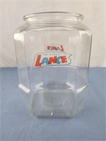 7x10.5x6 glass Lance snacks jar