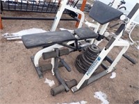 Powerhouse Fitness Weight Machine w/ Weights