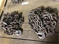(2) 25 Ft. 5/16" Chains with 4 Hooks