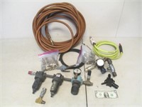 Lot of Compressed Air Piping Attachments