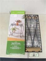 Unused 2-Tier Metal Plant Stand in Box