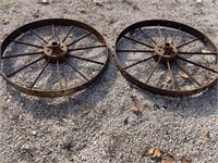 pair  of Steel Wheels
