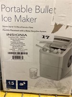 Insignia Portable Bullet Ice Maker $100 RETAIL