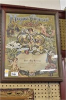 Framed Marriage Certificate: