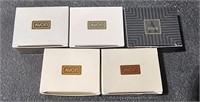 5 New Avon Boxes Christmas Theme Earrings & 1