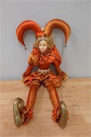 Vintage Jester Porcelain Doll