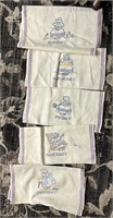 5 DAYS OF THE WEEK HAND TOWELS/TEA TOWELS