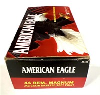 (47) Rnds .44 Mag, American Eagle 240 Gr. JSP