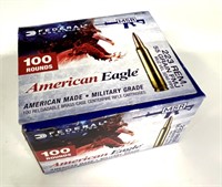 (100) Rnds. .223 America Eagle, 55 Gr. FMJ