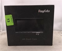 RayFoto 4K Dash Cam Model S800
4K Ultra HD
