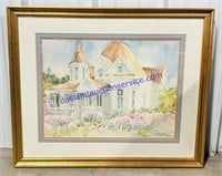 Betty Eideburg Victorian House Picture (34 x 29)