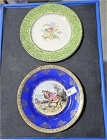 2 Gold Plated Display Plates