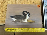 Oil on Canvas Goose & Gossling Painting