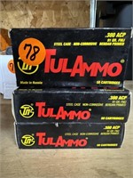 3 Boxes of Tul .380 ACP Ammo