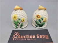 Japan Bee Hive Salt and Pepper Shakers