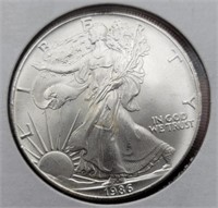1986 American Eagle 1 Ounce Silver