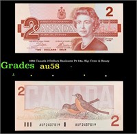 1986 Canada 2 Dollars Banknote P# 94a, Sig. Crow &