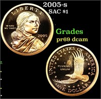 Proof 2005-s Sacagawea Dollar 1 Grades GEM++ Proof