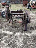 3 point buzz saw with pto belt pulley