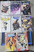 8 DC Comic's -3 Batman, 1 Justice League, 2 Wonder