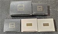 5 New Avon Boxes  Pins