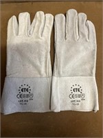 $72  Dozen ETE Leather Gloves Size Small