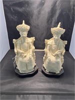 Empress and Emperor of China Figurines