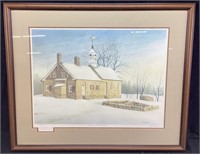 PERRY WEIR SIGNED PRINT, #20/750, ‘’EARLY WINTER
